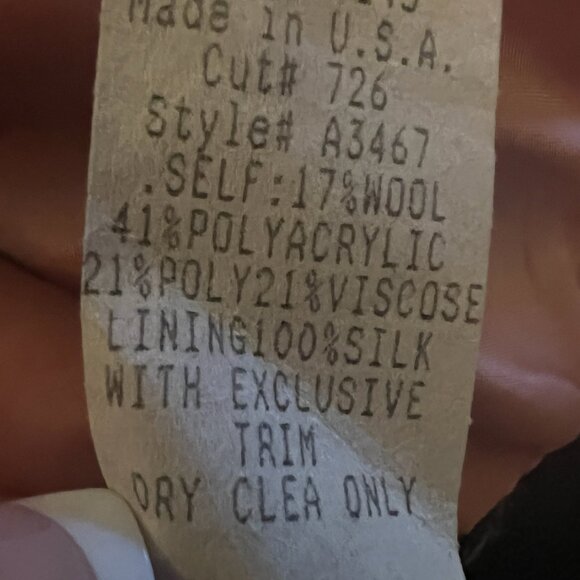 RUTH  Retro Barbie Tweed Chanel Style Suit SET/ Pink Gray White  / Size 2 - Picture 14 of 15